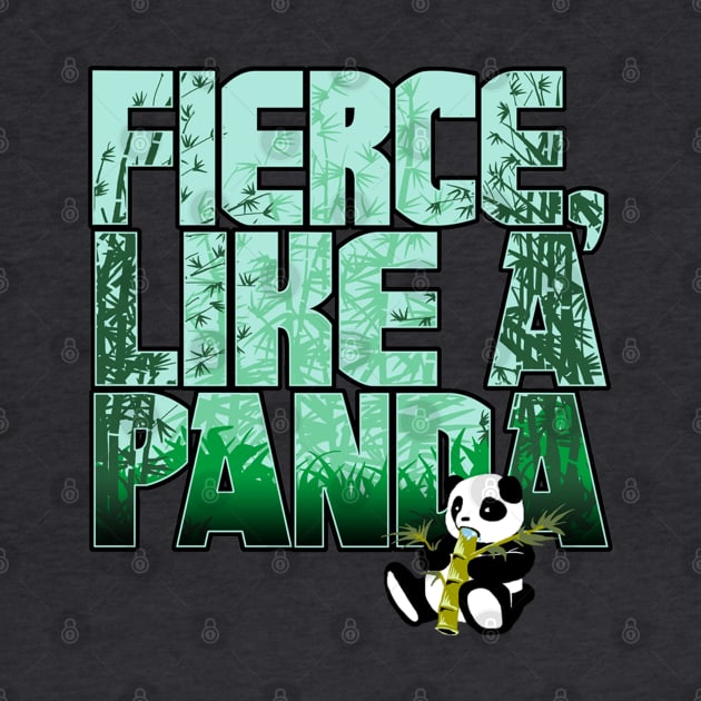 Panda Fierce by cfdunbar